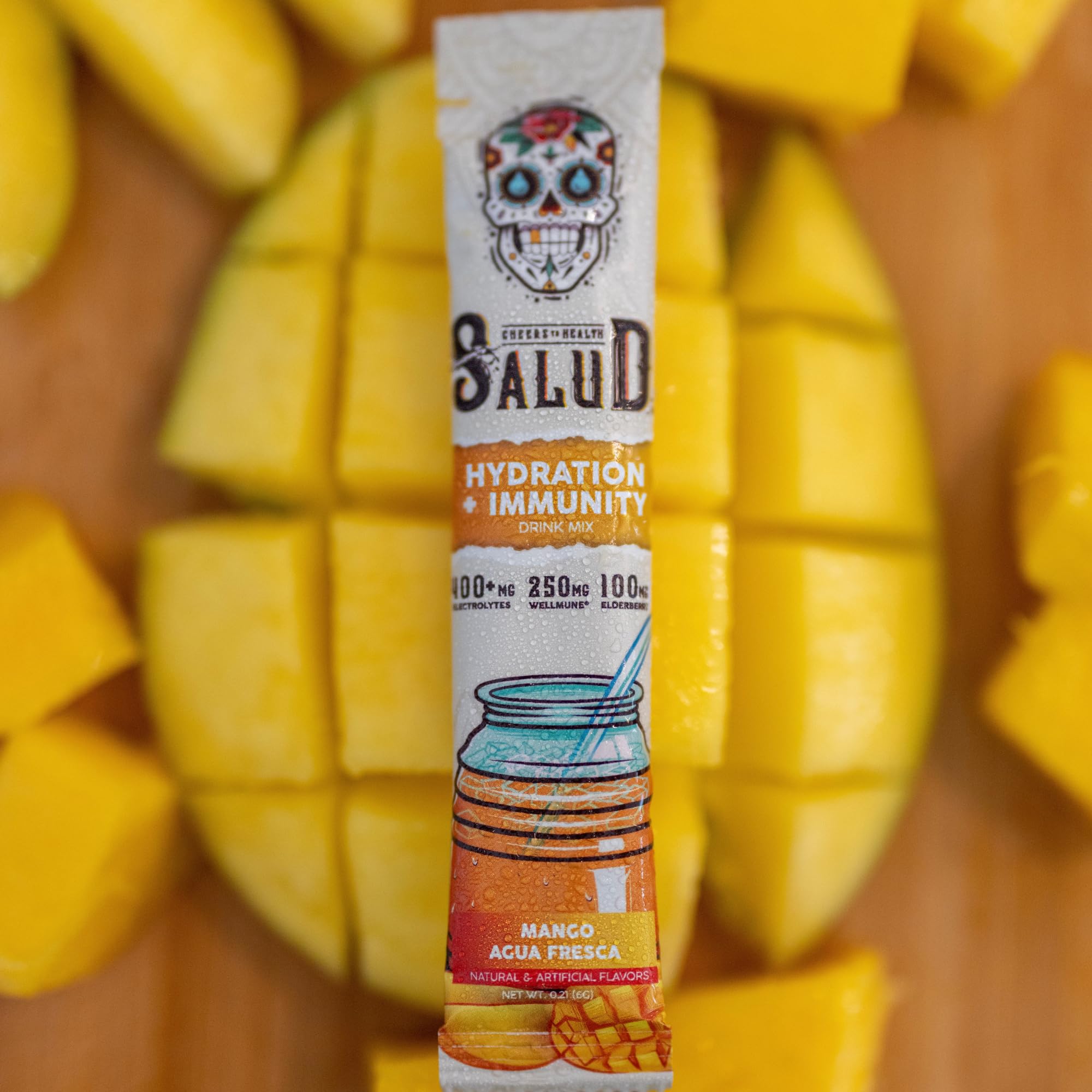 Taste Salud empaque sachets portátil, perfecto para viaje.