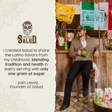 Taste Salud envase práctico para llevar, ideal para viajes y entrenamientos.