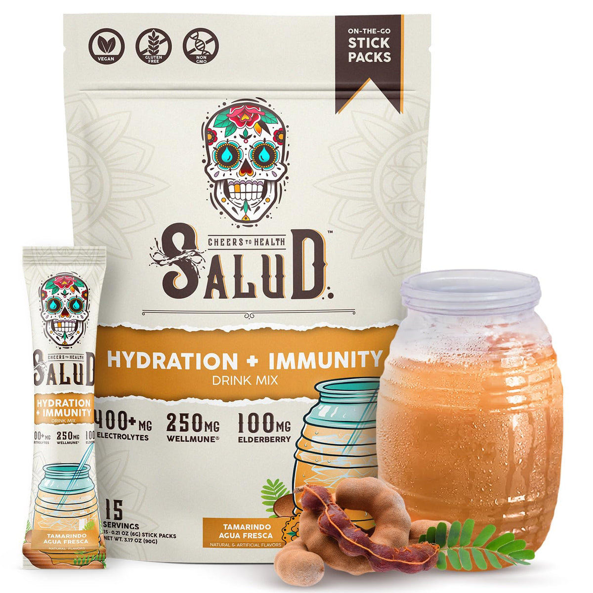 Taste Salud, empaque de hidratación e inmunidad con sabor tamarindo
