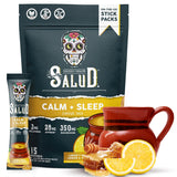 Taste Salud 2 en 1, sabor limón miel, experiencia de relajación antes de dormir.