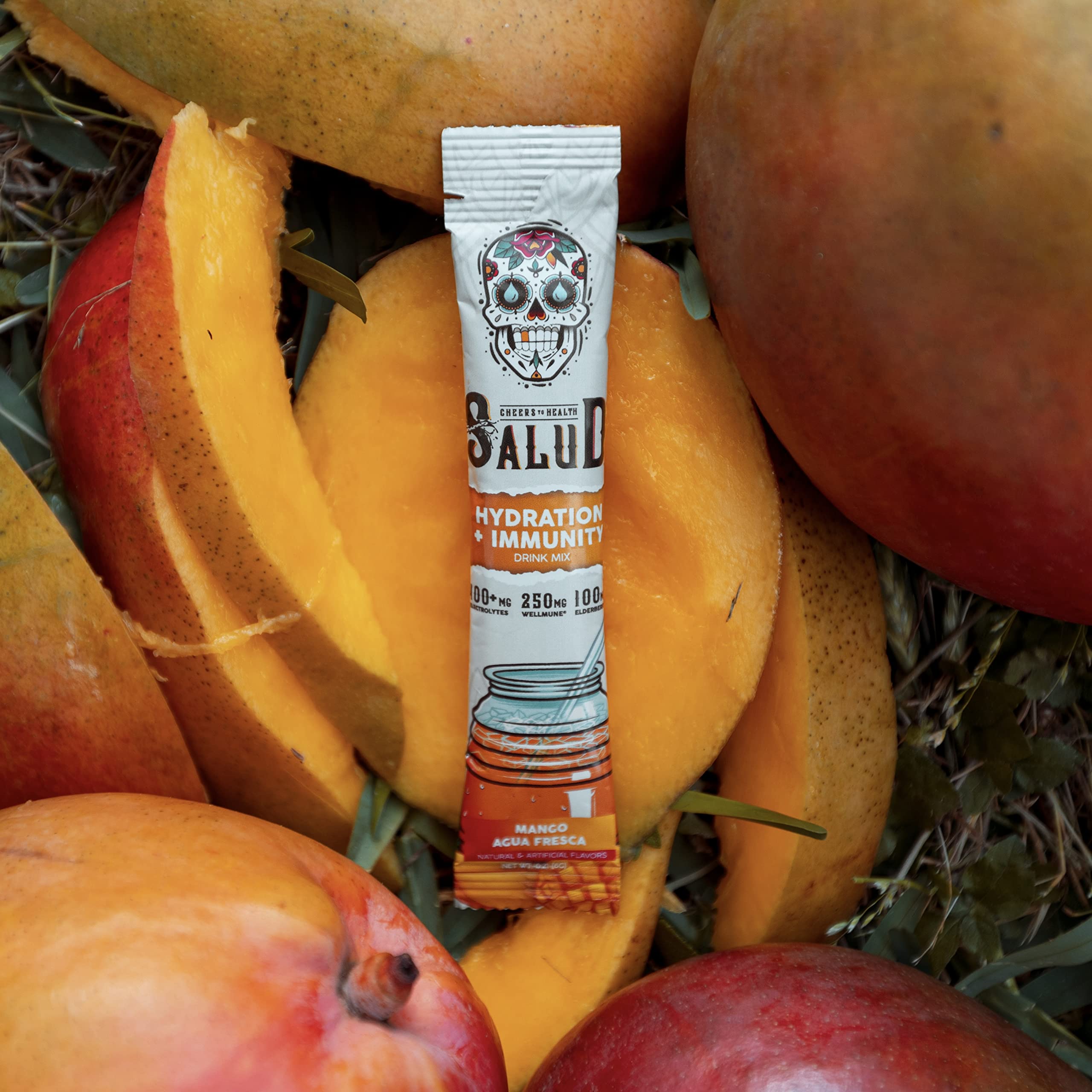 Taste Salud sabor a mango, ideal para agua fresca en casa.