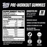 Detalle de presentación de TASTY GAINS, porciones convenientes para entrenamientos rápidos.