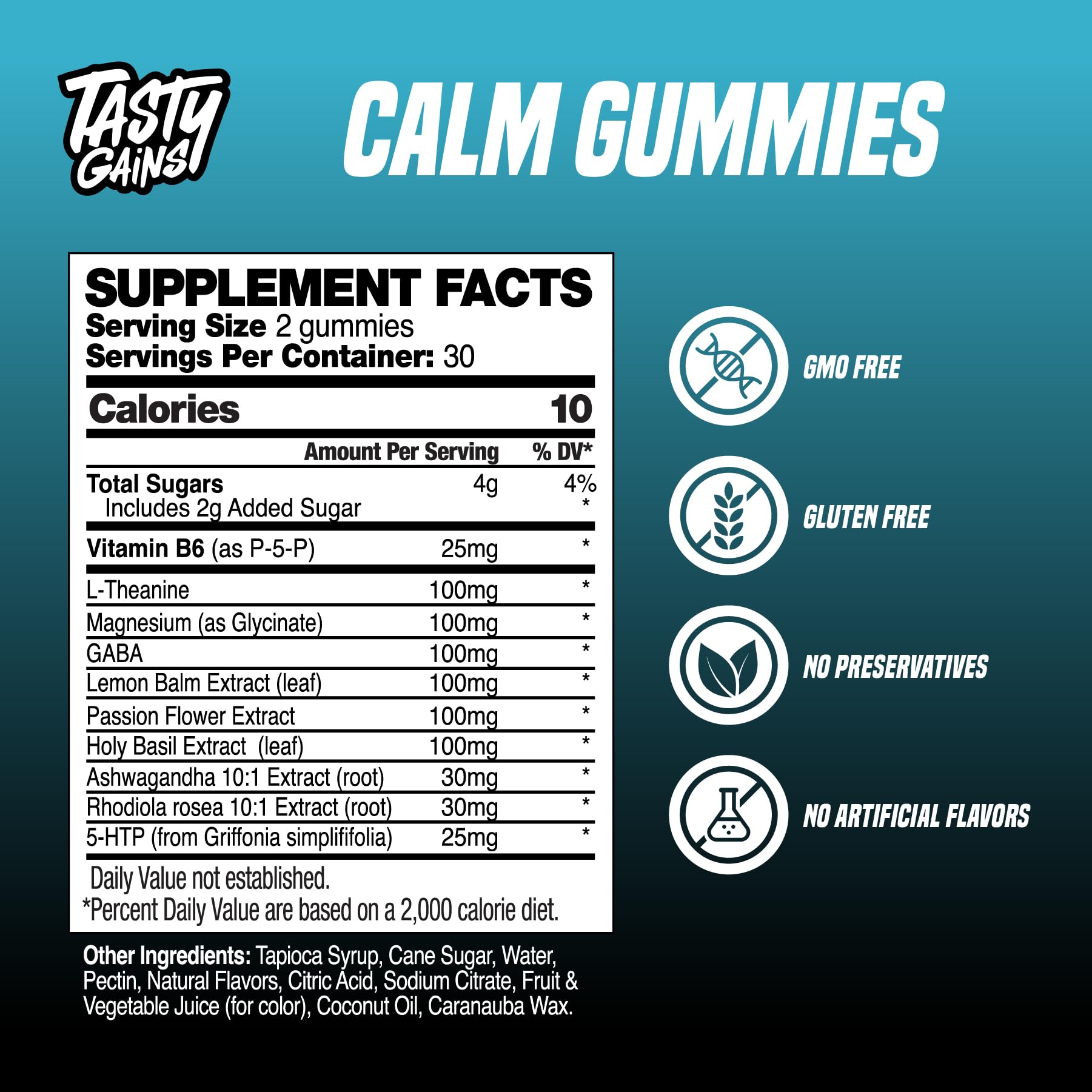 Gominolas TASTY GAINS para uso diario y apoyo al ánimo durante el día