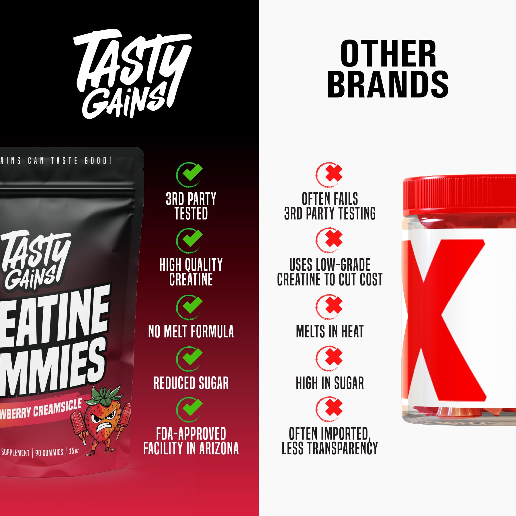Recuperación más rápida tras sesiones intensas con TASTY GAINS.