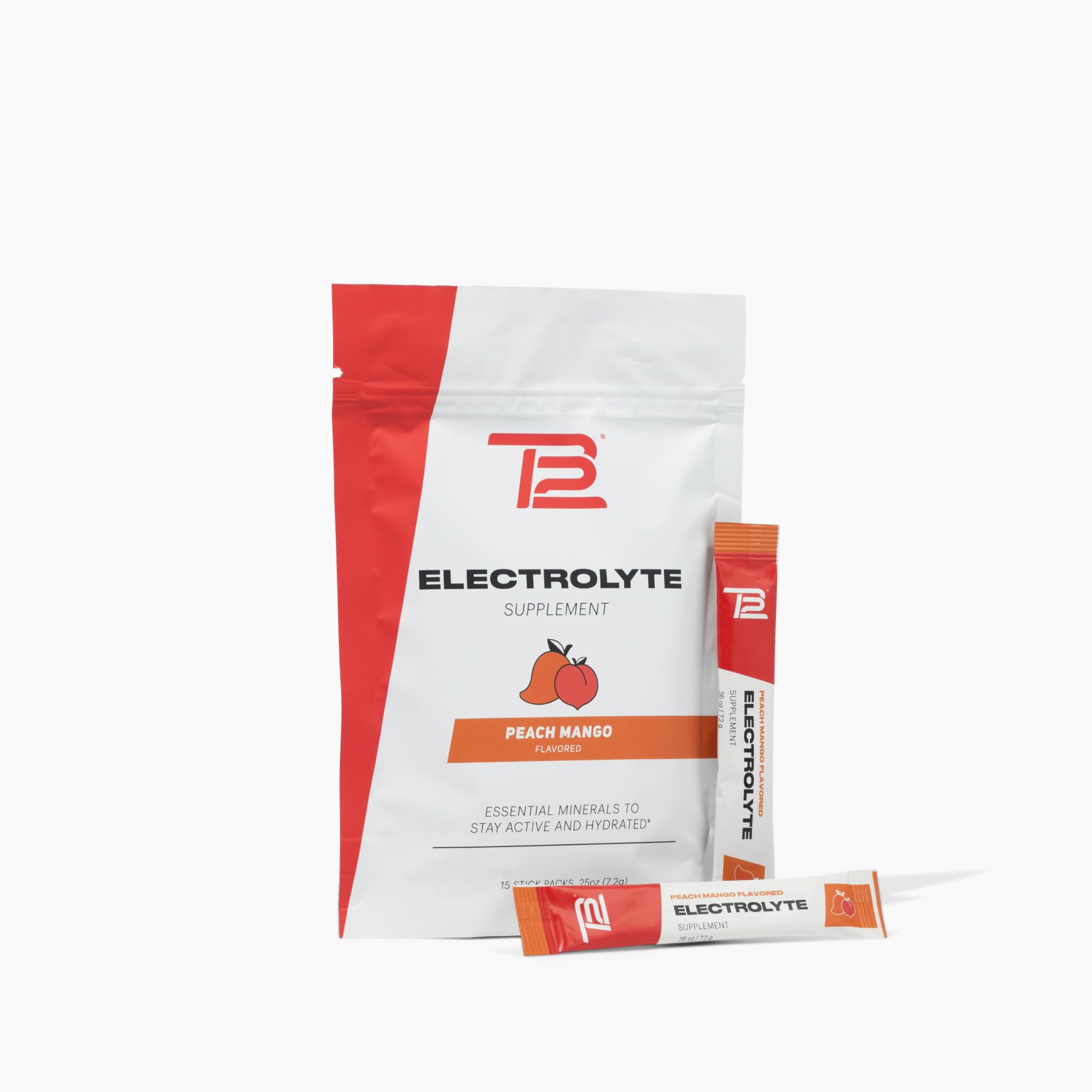 TB12 electrolitos durazno mango en envase, listo para hidratar durante el entrenamiento