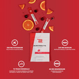 TB12 Electrolitos Fruta Punch sabor afrutado que anima la hidratación cotidiana
