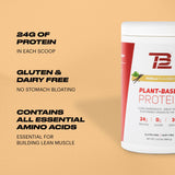 TB12 proteína vegetal para reemplazo de comidas, práctica y saciante.
