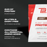 TB12 Proteína vegetal envase sostenible para reducir residuos.