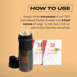 TB12 proteína vegetal, ingredientes clave y aminoácidos para uso diario