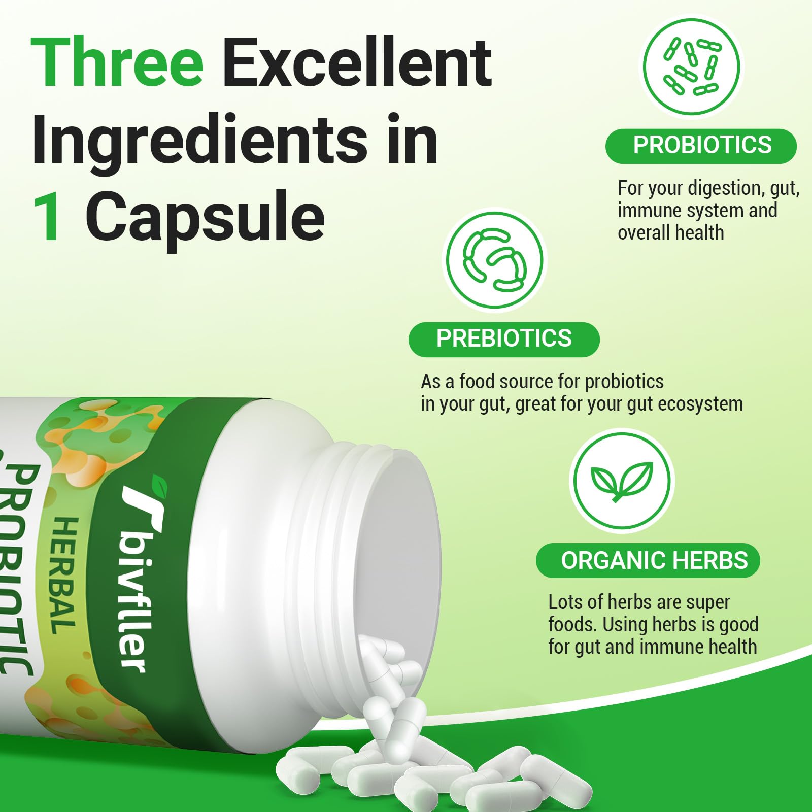 Tbivfller etiqueta clara, ingredientes naturales confiables para compra.