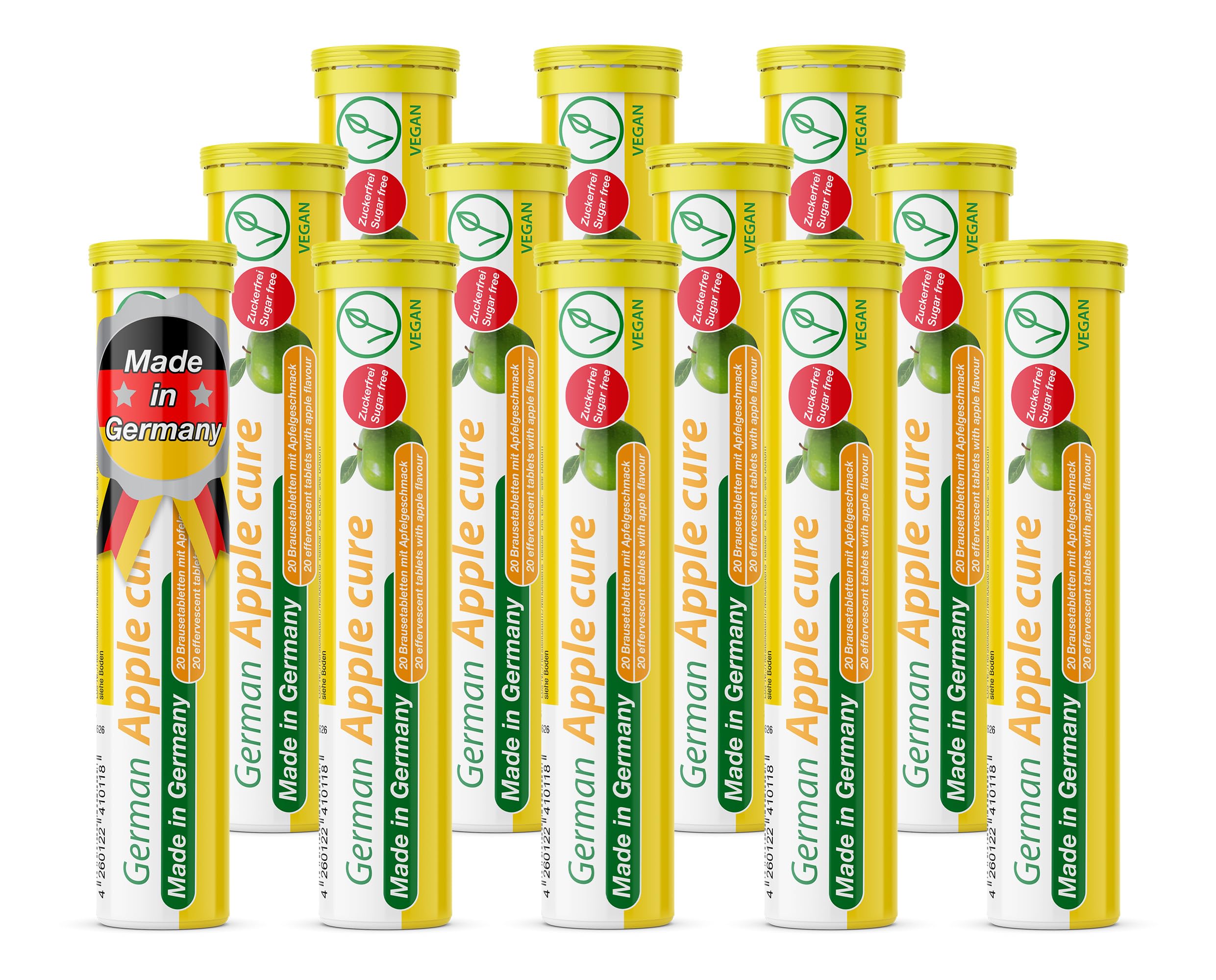 T&D Curación Manzana Alemana, tableta efervescente para beber