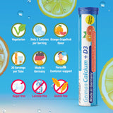 T&D German Calcium + D, uso diario en bebidas refrescantes