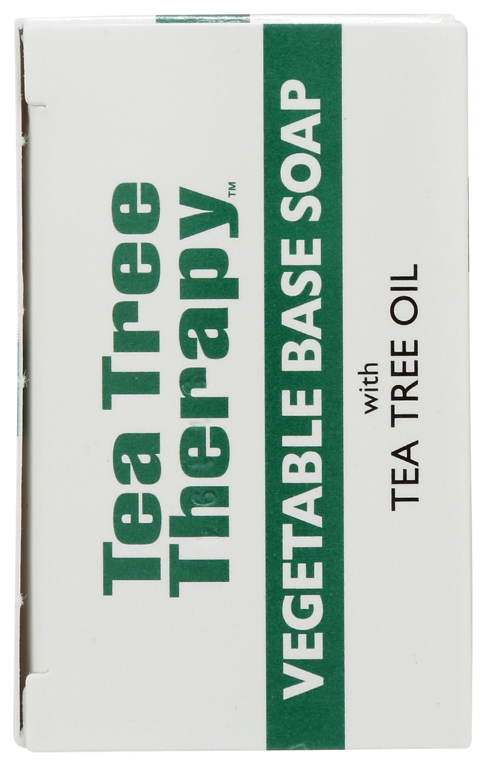Tea Tree Therapy jabón barra base veg, pureza vegetal para cuidado diario.