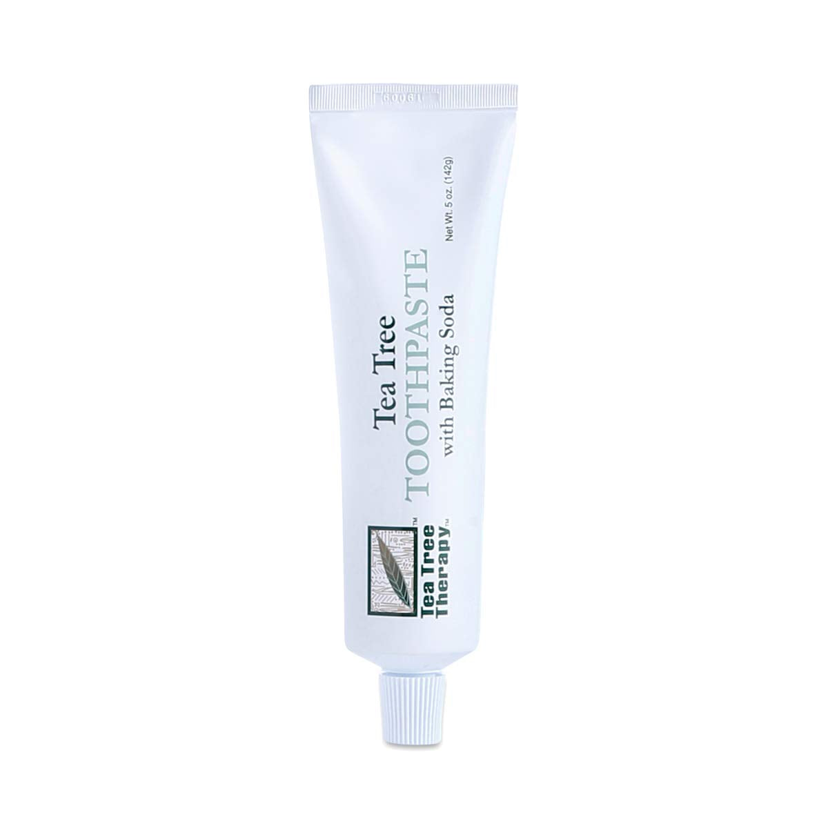 Tea Tree Therapy pasta dental textura cremosa para cepillado suave.