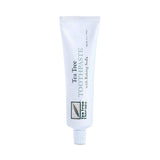 Tea Tree Therapy pasta dental textura cremosa para cepillado suave.