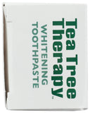 Pasta dental Tea Tree Therapy blanqueadora natural, embalaje original: listo para el baño.