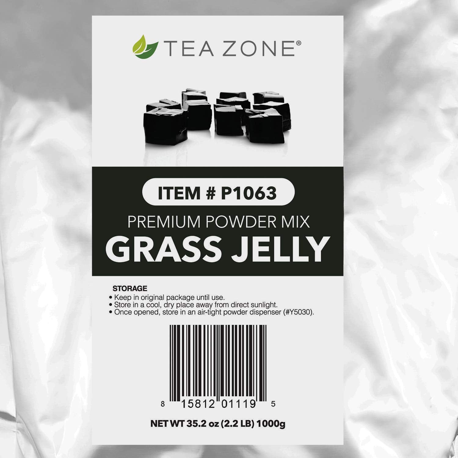Tea Zone gelatina hojas para té con burbujas: añade textura