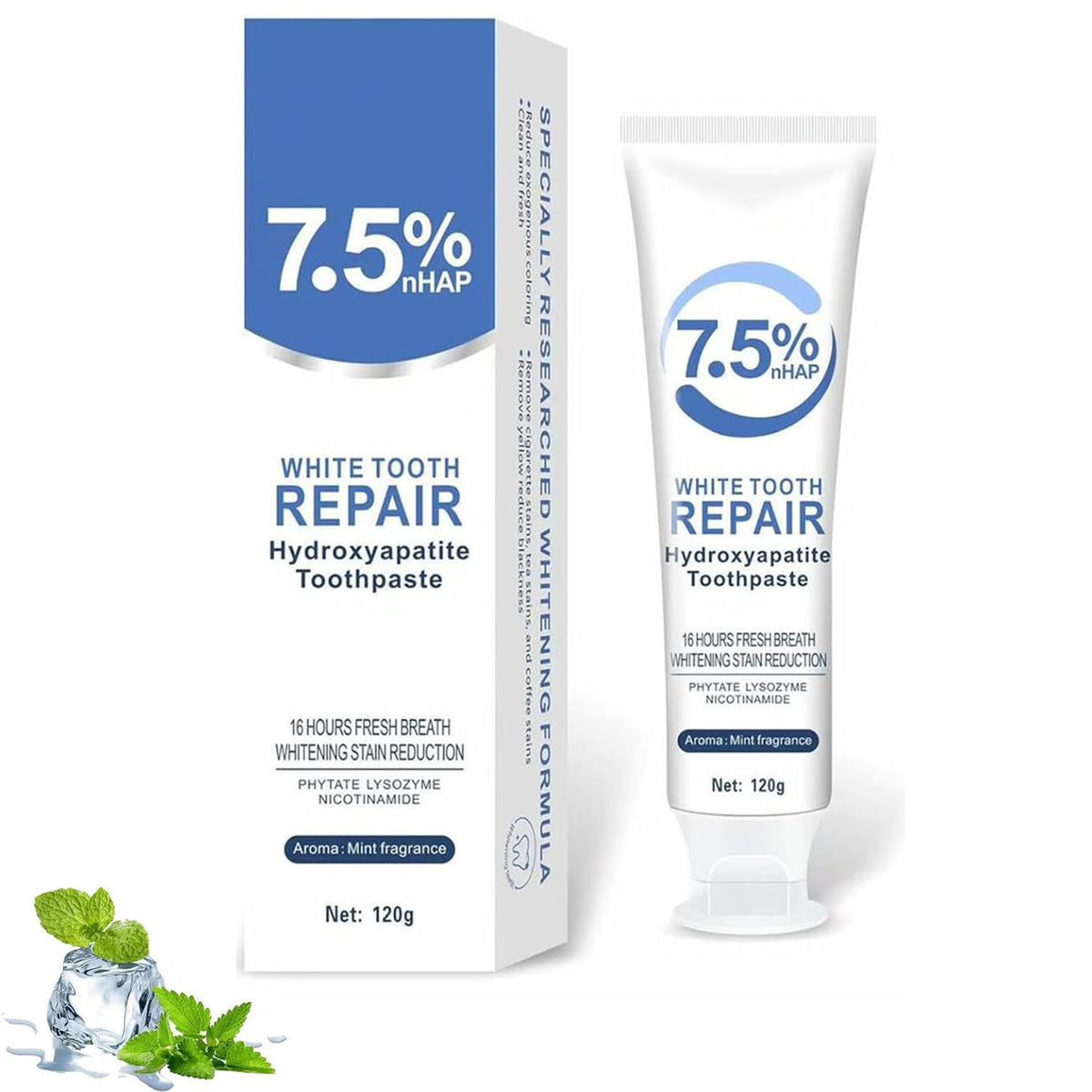 Tebazoew hidroxiapatita: pasta dental para esmalte firme y aliento fresco.