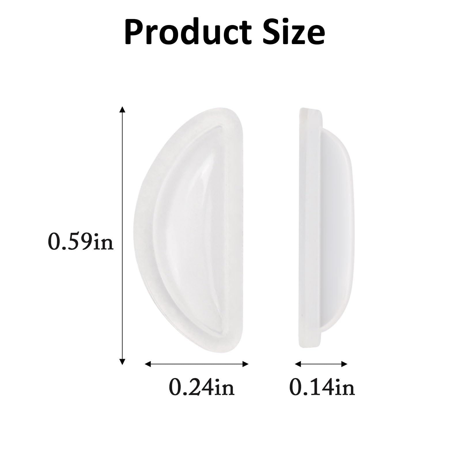 Almohadillas autoadhesivas Tecbeauty para gafas, antideslizantes durante el uso diario.
