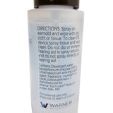 Tech-care spray de limpieza para moldes auditivos sin alcohol, facilita la limpieza diaria.