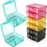 TecQach caja de pastillas compacta para viaje, ligera y práctica.