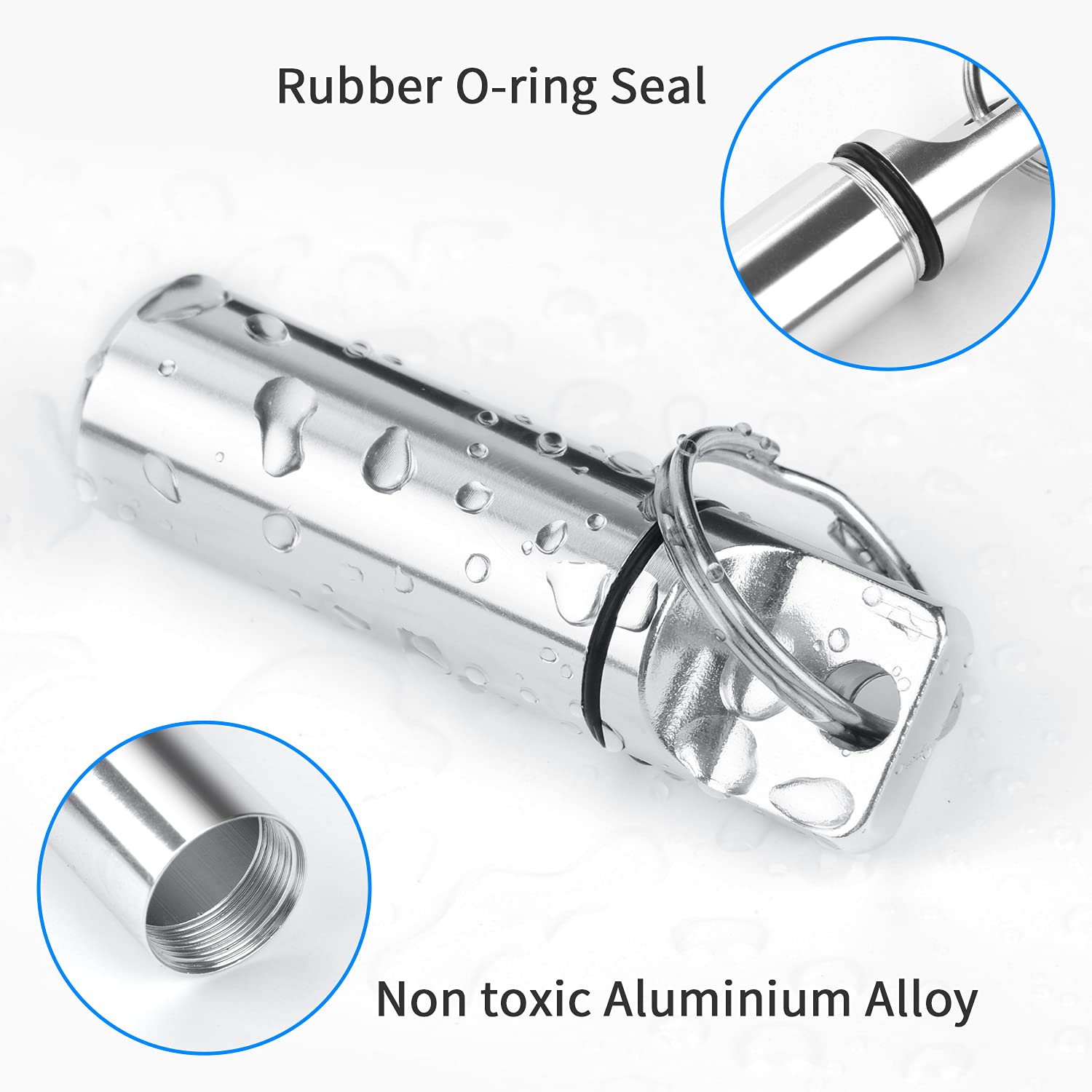 Portapildoras TecQach tapa hermética que evita derrames.