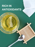 TeeLux bolsas de té verde biodegradables: opción eco-amigable y limpia.