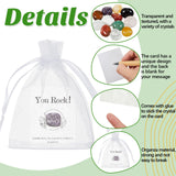 teenyyou organza bolsa blanca, regalo elegante para colegas.