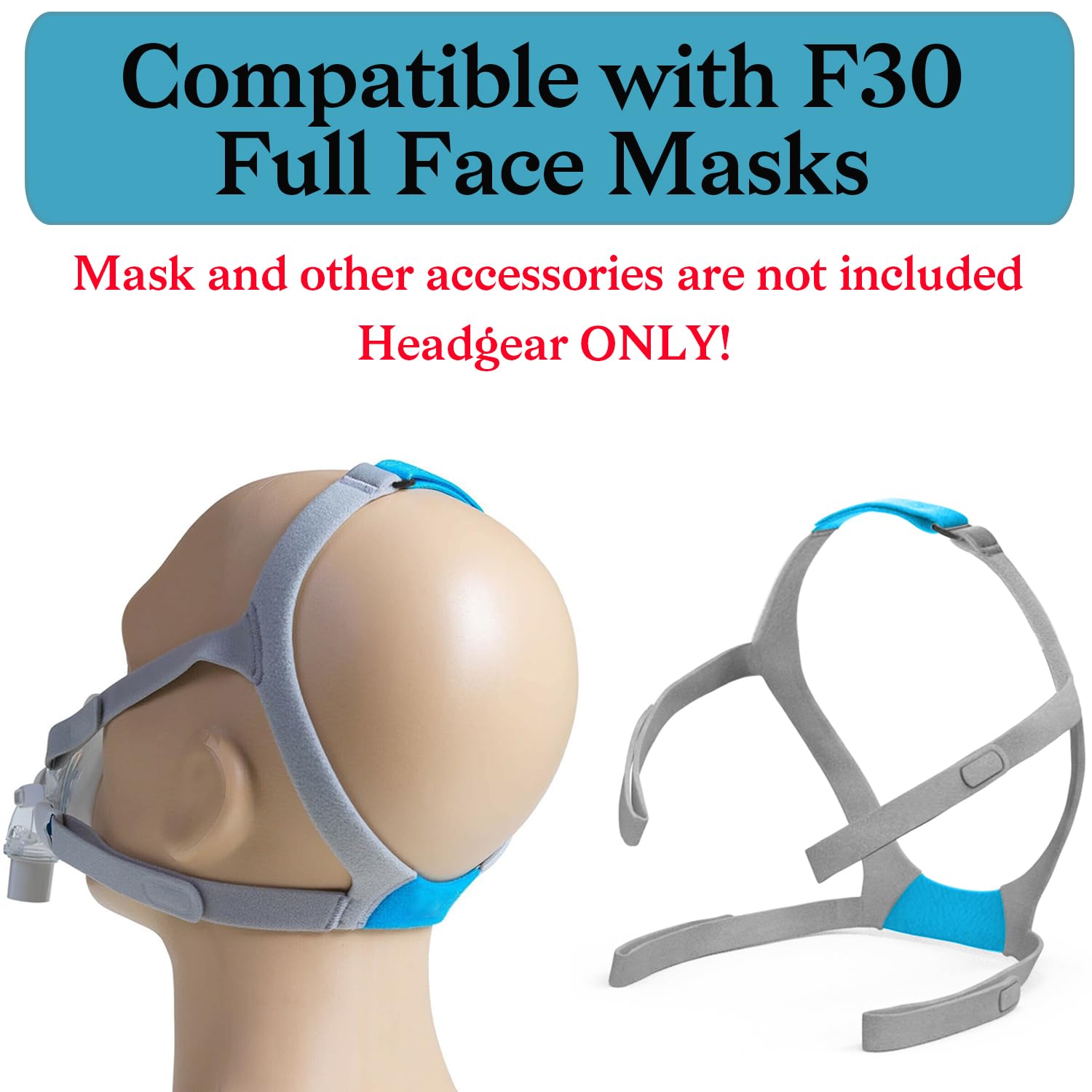 Tegneo Headgear F30, tela suave para una experiencia de uso más agradable.