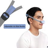 Tegneo Airfit P10 Headgear: cierre lateral para ajuste rápido y sencillo.