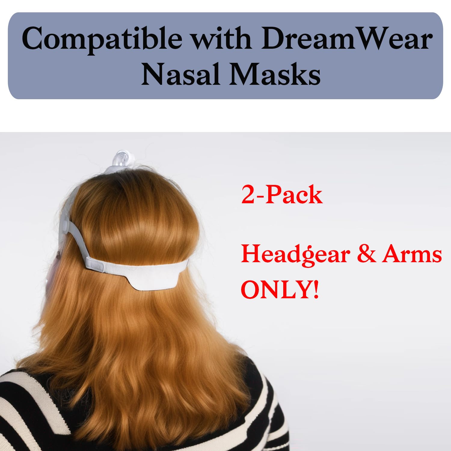 Reemplazo Tegneo para DreamWear CPAP, cambio fácil y ajuste estable.