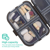 Teikou organizador de pastillas de viaje material PP libre de BPA