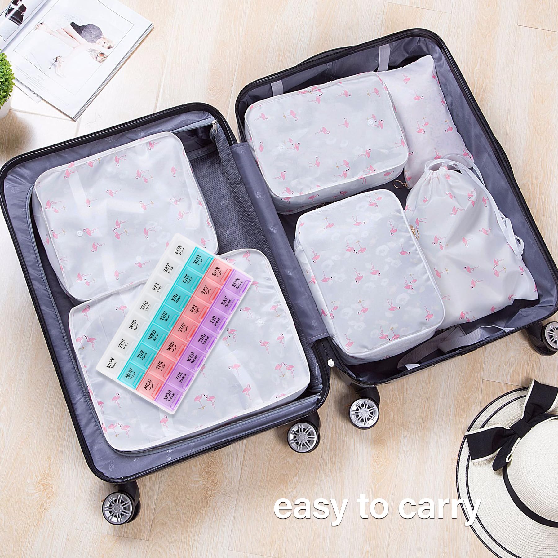 Teikou organizador portátil para viajes, compacto y práctico