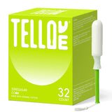 Tampones Tellove núcleo algodón orgánico: enfoque en núcleo suave para piel sensible y comodidad diaria.