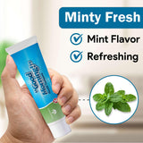 TenderGentle pasta dental para adultos y niños, enfoque en dientes sensibles.