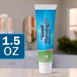 TenderGentle pasta dental para sensibilidad, enfoque en tubo y textura suave.