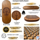 TENGRY Sadhu con caja de regalo y funda de terciopelo para almacenamiento.
