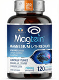 Teraputics Magtein, botella de cápsulas, apoyo a la concentración diaria.