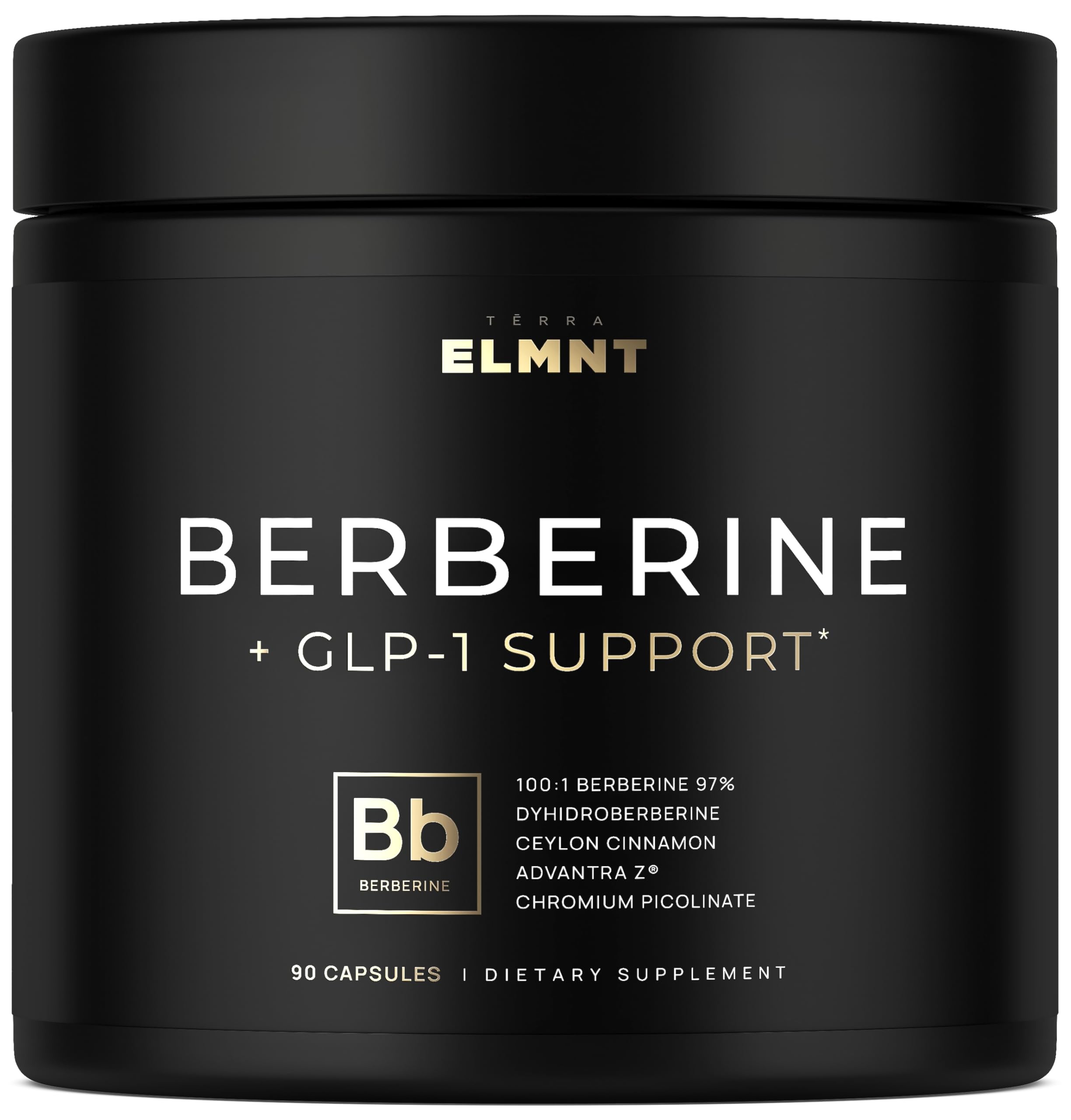 Terra Elmnt berberina ultra concentrada 100x, posible apoyo al metabolismo y saciedad