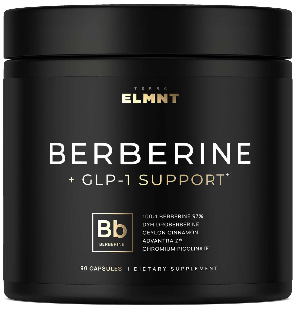 Terra Elmnt berberina ultra concentrada 100x, posible apoyo al metabolismo y saciedad