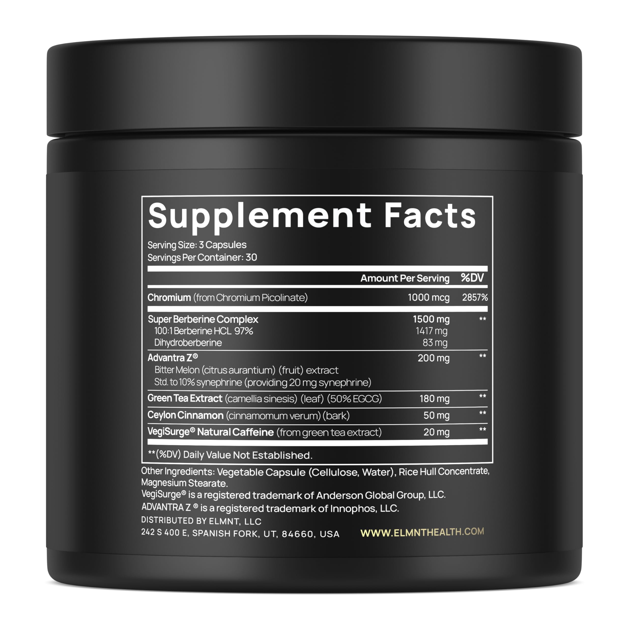 Terra Elmnt dihidroberberina GLP-1, mayor absorción para apoyo de glucosa
