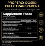 Cápsulas Terra ELMNT con dosis de 1000 mg para concentración.