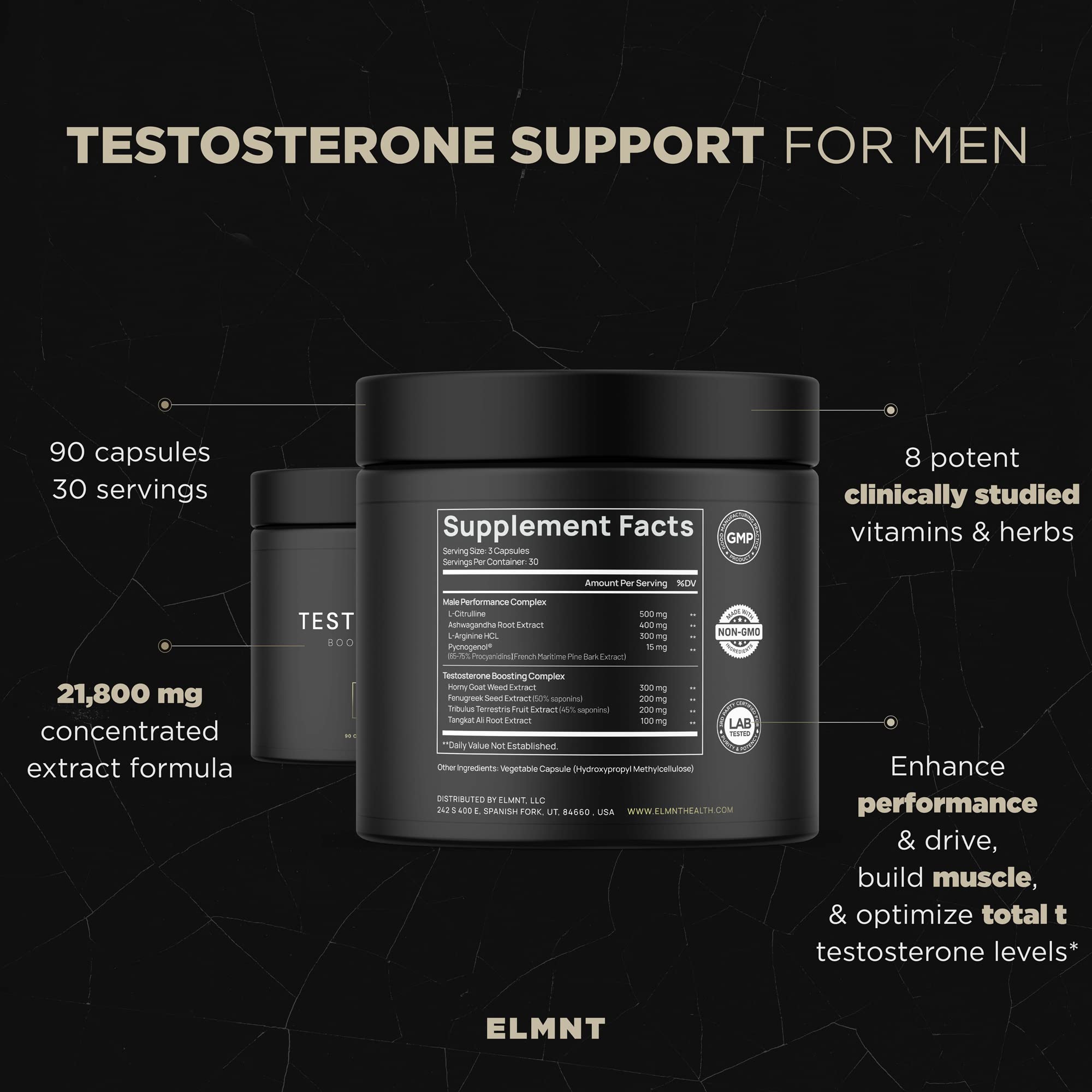 Terra Elmnt pycnogenol ingrediente: mejora la circulación y la energía.