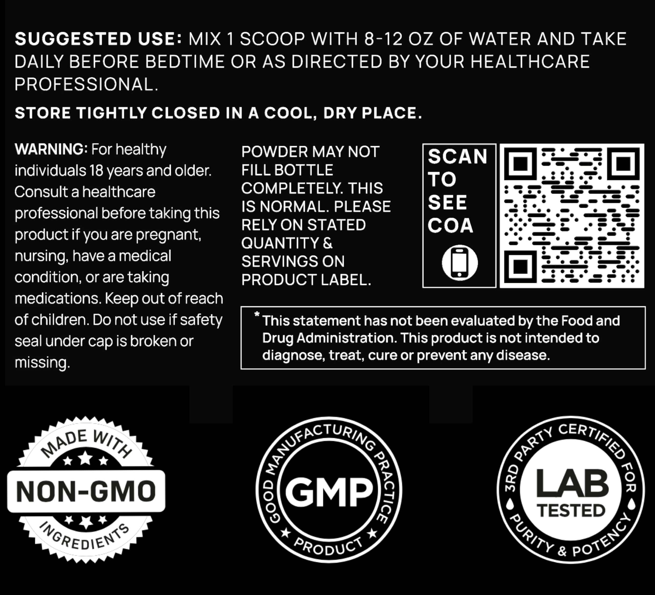 Código QR para resultados de laboratorio de Terra Elmnt.