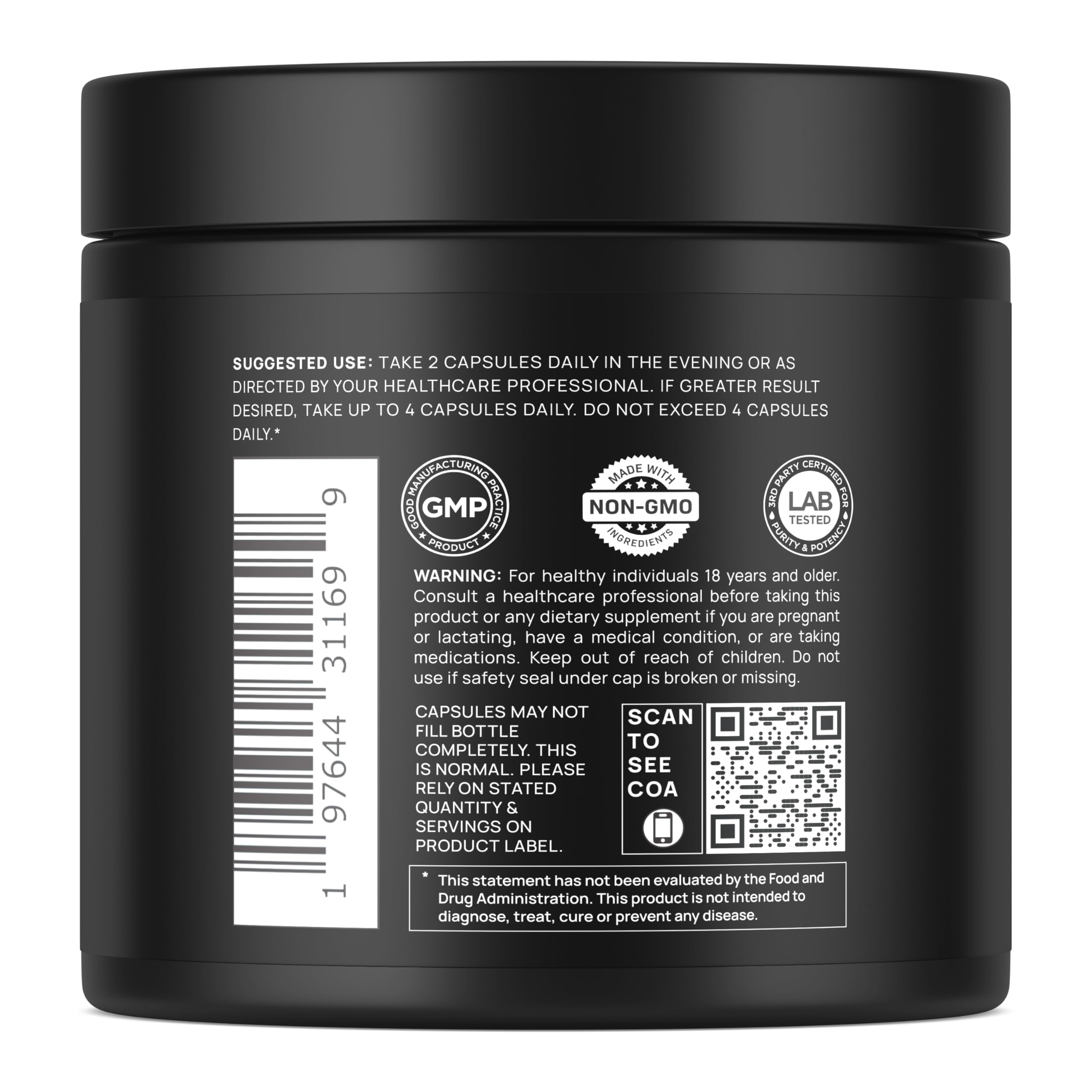 TERRA ELMNT Triple Sleep: L-Theanine y Apigenin para calma mental.