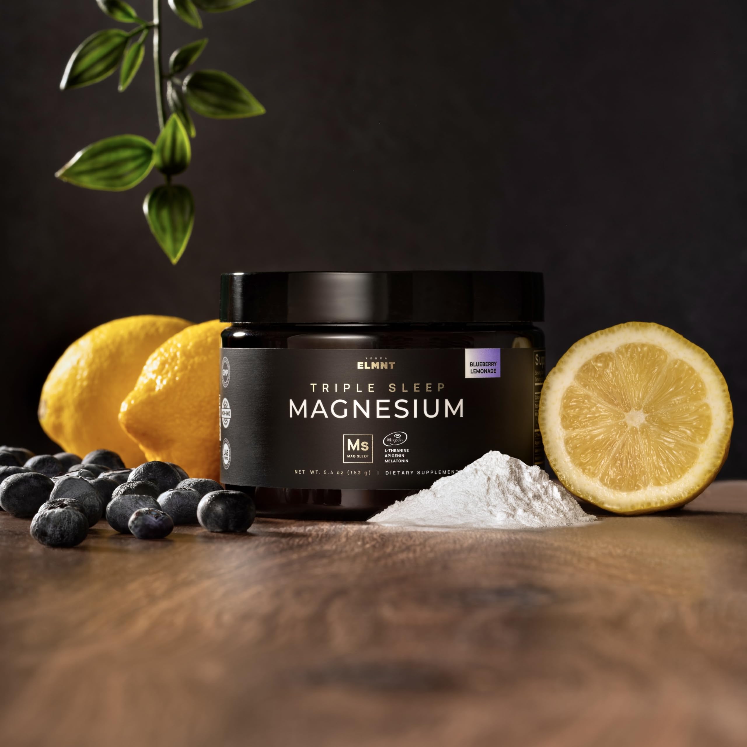 Sabor arándano limón Terra Elmnt Triple Sleep para disfrutar.