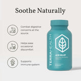 Terra Health Essentials Acid Relief: olmo resbaladizo con DGL para calma digestiva