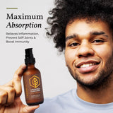 Terra Health Essentials curcumina liposomal frasco vegano.