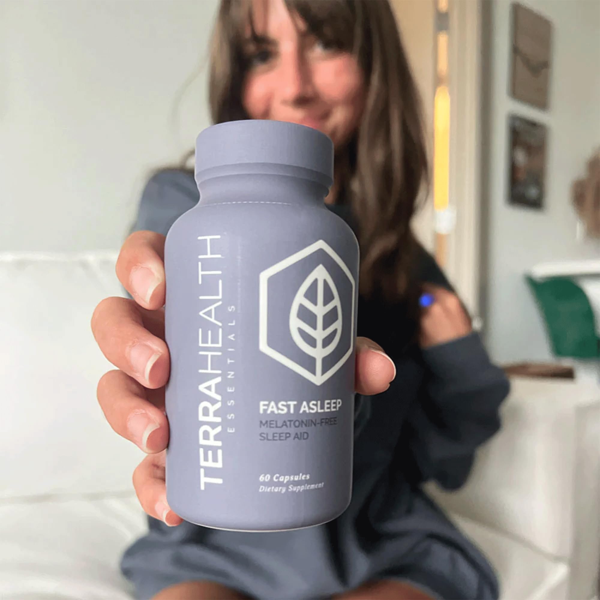 Terra Health Essentials Fast Asleep presentación de la caja, solución natural para el descanso