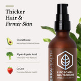 Terra Health Essentials glutatión liposomal ingredientes de alta calidad para el día a día.